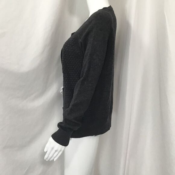 Ann Taylor loft Textured Wool Blend Cardigan (H6) - Picture 2 of 6